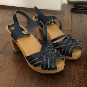 Swedish hasbeens clog sandals